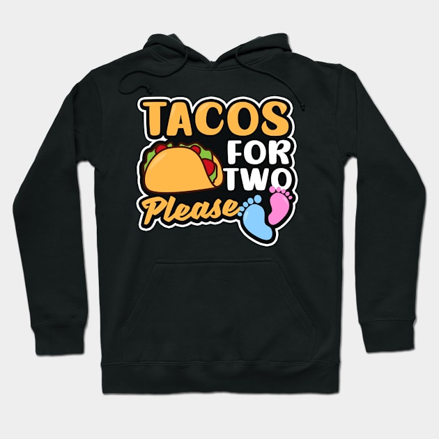 Pregnancy Announcement Shirt | Tacos For Two Please Hoodie by Gawkclothing